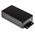 RS PRO Black Die Cast Aluminium Enclosure, IP66, Flanged, Black Lid, 139.7 x 63.8 x 30mm