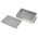 RS PRO Grey Die Cast Aluminium Enclosure, IP66, Flanged, Grey Lid, 252 x 146.1 x 55.5mm