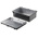 RS PRO Black Die Cast Aluminium Enclosure, IP67, Black Lid, 274 x 173 x 100mm