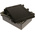 RS PRO Black Die Cast Aluminium Enclosure, IP67, Black Lid, 200 x 150 x 75mm