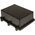 RS PRO Black Die Cast Aluminium Enclosure, IP67, Black Lid, 200 x 150 x 75mm
