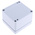 RS PRO Grey Die Cast Aluminium Enclosure, IP66, Grey Lid, 75 x 80 x 57mm