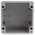 RS PRO Grey Die Cast Aluminium Enclosure, IP66, Grey Lid, 100 x 100 x 81mm