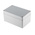 RS PRO Grey Die Cast Aluminium Enclosure, IP66, Grey Lid, 160 x 100 x 81mm