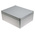 RS PRO Grey Die Cast Aluminium Enclosure, IP66, Grey Lid, 280 x 230 x 110mm