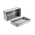 RS PRO Grey Die Cast Aluminium Enclosure, IP66, Grey Lid, 220 x 120 x 90mm
