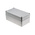 RS PRO Grey Die Cast Aluminium Enclosure, IP66, Grey Lid, 220 x 120 x 90mm