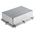 RS PRO Silver Aluminium Enclosure, IP67, Silver Lid, 262 x 182 x 90mm