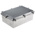 RS PRO Silver Aluminium Enclosure, IP67, Silver Lid, 262 x 182 x 90mm