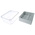 RS PRO Grey ABS Enclosure, IP55, Grey Lid, 210 x 160 x 260mm