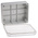 RS PRO Grey ABS Enclosure, IP55, Clear Lid, 210 x 95 x 260mm