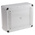 RS PRO Grey ABS Enclosure, IP55, Clear Lid, 210 x 95 x 260mm