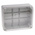 RS PRO Grey ABS Enclosure, IP55, Clear Lid, 210 x 95 x 260mm