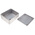 RS PRO Silver Die Cast Aluminium Enclosure, IP66, Silver Lid, 230 x 200 x 110mm