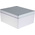 RS PRO Grey Die Cast Aluminium Enclosure, IP66, Grey Lid, 230 x 200 x 110mm