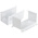 RS PRO White Cold Rolled Steel Instrument Case, 180 x 89 x 80mm