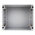 RS PRO Aluminium Enclosure, IP65, IP66, IP67, IP68, Grey Lid, 110 x 280 x 230mm