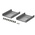 Bopla Ultramas Grey Aluminium Enclosure, 157.5 x 198.9 x 62.2mm