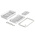 Bopla BoPad Series ABS Handheld Enclosure, Integral Battery Compartment, IP65, 130 x 75 x 26mm