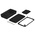 Bopla BoPad Series ABS Handheld Enclosure, Integral Battery Compartment, IP65, 165 x 90 x 34mm
