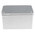 RS PRO Grey Die Cast Aluminium Enclosure, IP65, Grey Lid, 122 x 75 x 75mm