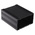 RS PRO Black Anodised Aluminium Heat Sink Case, 125 x 105 x 60.5mm