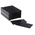 RS PRO Black Anodised Aluminium Heat Sink Case, 125 x 105 x 60.5mm