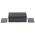 RS PRO Black Anodised Aluminium Heat Sink Case, 165 x 105 x 60.5mm