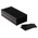 RS PRO Black Anodised Aluminium Heat Sink Case, 200 x 105 x 60.5mm