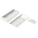 Hammond 1593 Series Grey ABS Handheld Enclosure, Integral Battery Compartment, IP54, 140 x 66 x 28mm