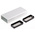 Hammond 1455 Series Silver Anodised Aluminium Hand Held Enclosure, , IP54, 120 x 54 x 23mm