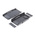 CAMDENBOSS 66 Series Black ABS Handheld Enclosure, Integral Battery Compartment, IP65, 200 x 120 x 35mm