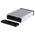 Hammond 1455 Silver Anodised Aluminium Enclosure, 160 x 106.13 x 33.63mm