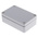 RS PRO Grey Die Cast Aluminium Enclosure, IP66, Grey Lid, 98 x 64 x 34mm