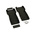 Hammond 1553 Series Black Flame Retardant ABS Handheld Enclosure, , IP54, 210 x 100 x 32mm