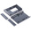 Hammond 1593 Black ABS Enclosure, 110 x 75 x 25mm