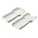 Hammond 1553 Series Light Grey Flame Retardant ABS Handheld Enclosure, , IP54, 165 x 80 x 28mm