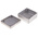 RS PRO Silver Die Cast Aluminium Enclosure, IP66, Silver Lid, 180 x 180 x 100mm