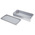 RS PRO Grey Die Cast Aluminium Enclosure, IP66, Grey Lid, 360 x 160 x 90mm