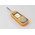 Castle Orange ABS Case, 32 x 63 x 137mm