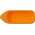 Castle Orange ABS Case, 32 x 63 x 137mm