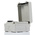 RS PRO Grey ABS Junction Box, IP65, 140 x 110 x 80mm