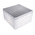 RS PRO Unpainted Stainless Steel Terminal Box, IP66, 200 x 120 x 200mm