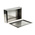 RS PRO Unpainted Stainless Steel Terminal Box, IP66, 300 x 150 x 80mm