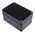 RS PRO Black Glass Fibre Reinforced Polyester Junction Box, IP66, ATEX, IECEx, 110 x 75 x 55mm