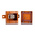 RS PRO Orange Steel Junction Box, IP65, 100 x 100 x 80mm
