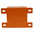 RS PRO Orange Steel Junction Box, IP65, 200 x 200 x 105mm