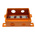 RS PRO Orange Steel Junction Box, IP65, 350 x 250 x 105mm
