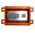 RS PRO Orange Steel Junction Box, IP65, 350 x 250 x 105mm