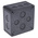 WISKA Combi Series Black Polypropylene Junction Box, IP66, IP67, 140 x 140 x 82mm